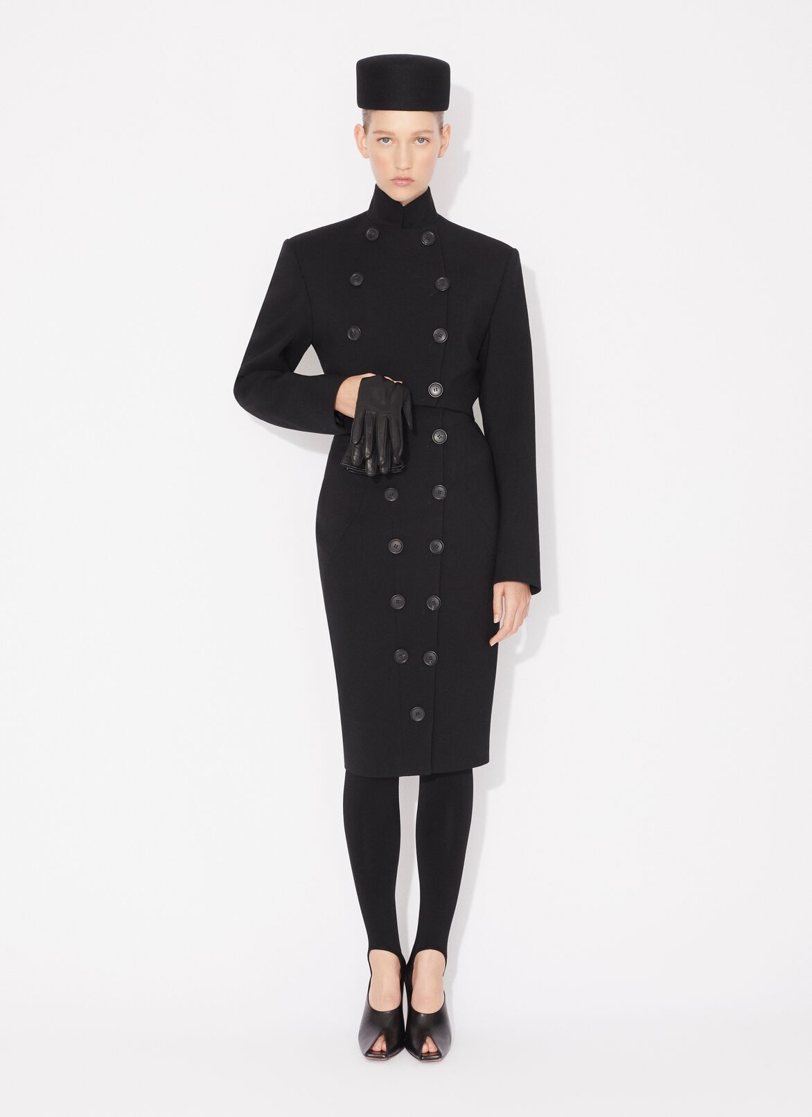 SHORT CROPPED JACKET ALAÏA BLACK SHORT CROPPED JACKET